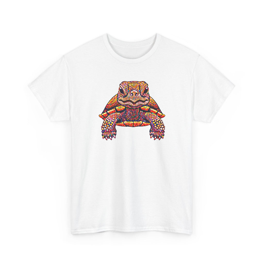 Turtle Art T-Shirt — Colorful Mosaic Turtle Graphic Tee