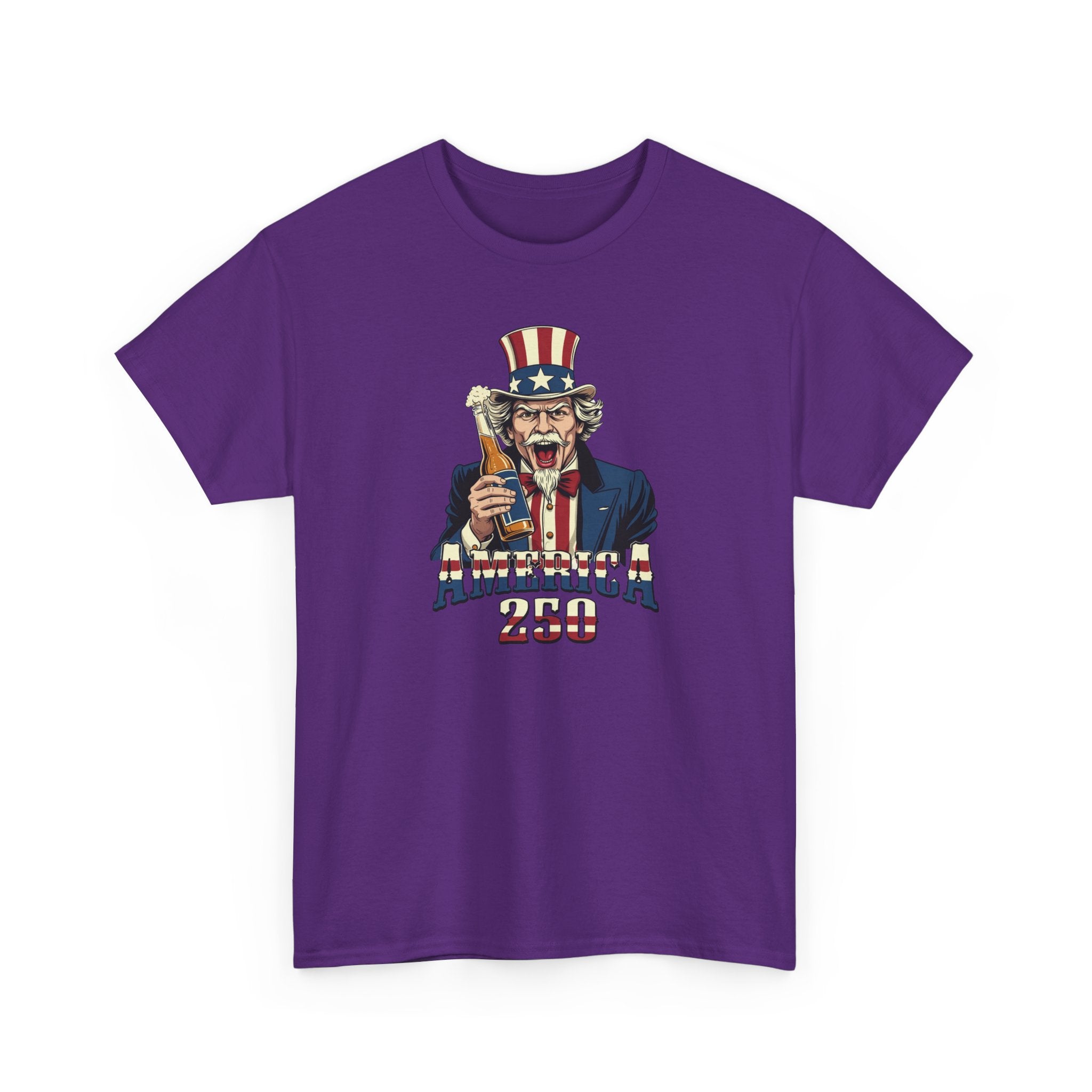 America 250 T-Shirt — Uncle Sam Patriotic July 4th Tee
