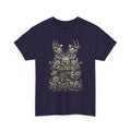 Big Buck Mafia Deer Skull & Rifles Graphic Tee — Rustic Hunting Cabin Shirt