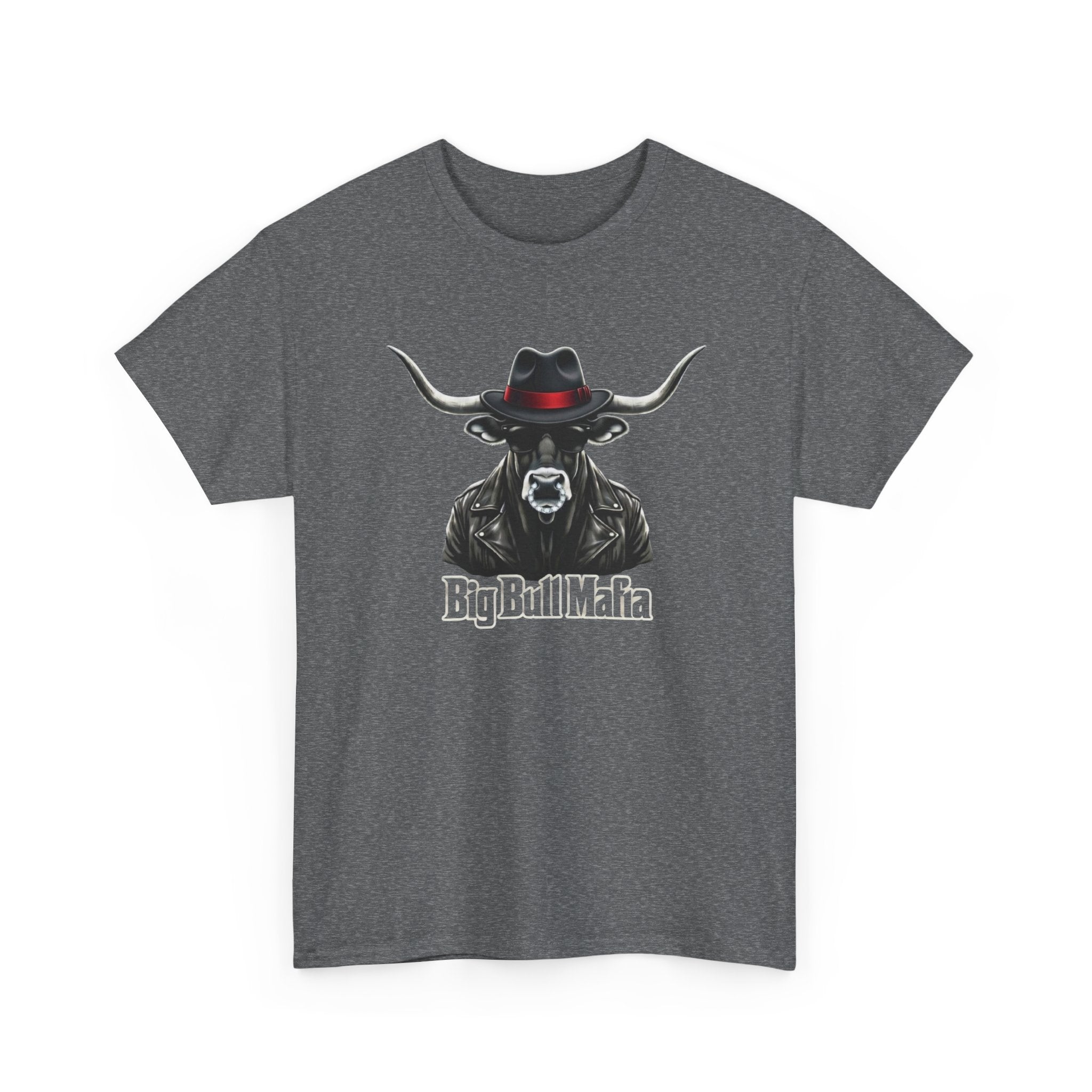 Big Bull Mafia Graphic Tee — Western Cowboy Bull T-Shirt