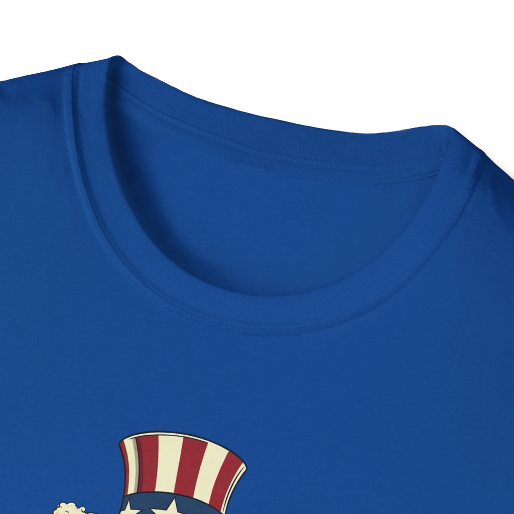 Uncle Sam Beer Graphic T-Shirt — Patriotic "America 250" Party Tee