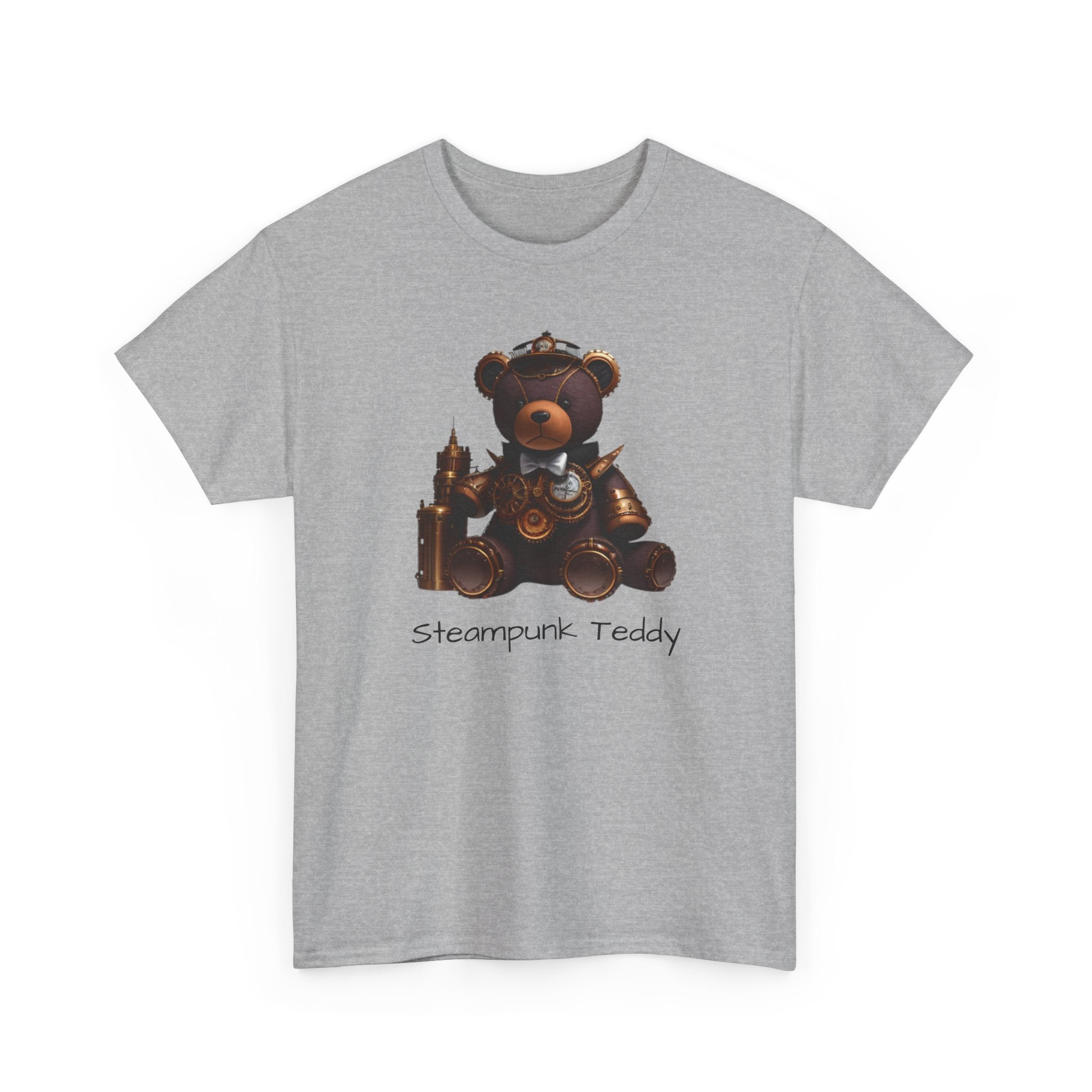 Steampunk Teddy T-Shirt — Vintage Mechanical Bear Tee