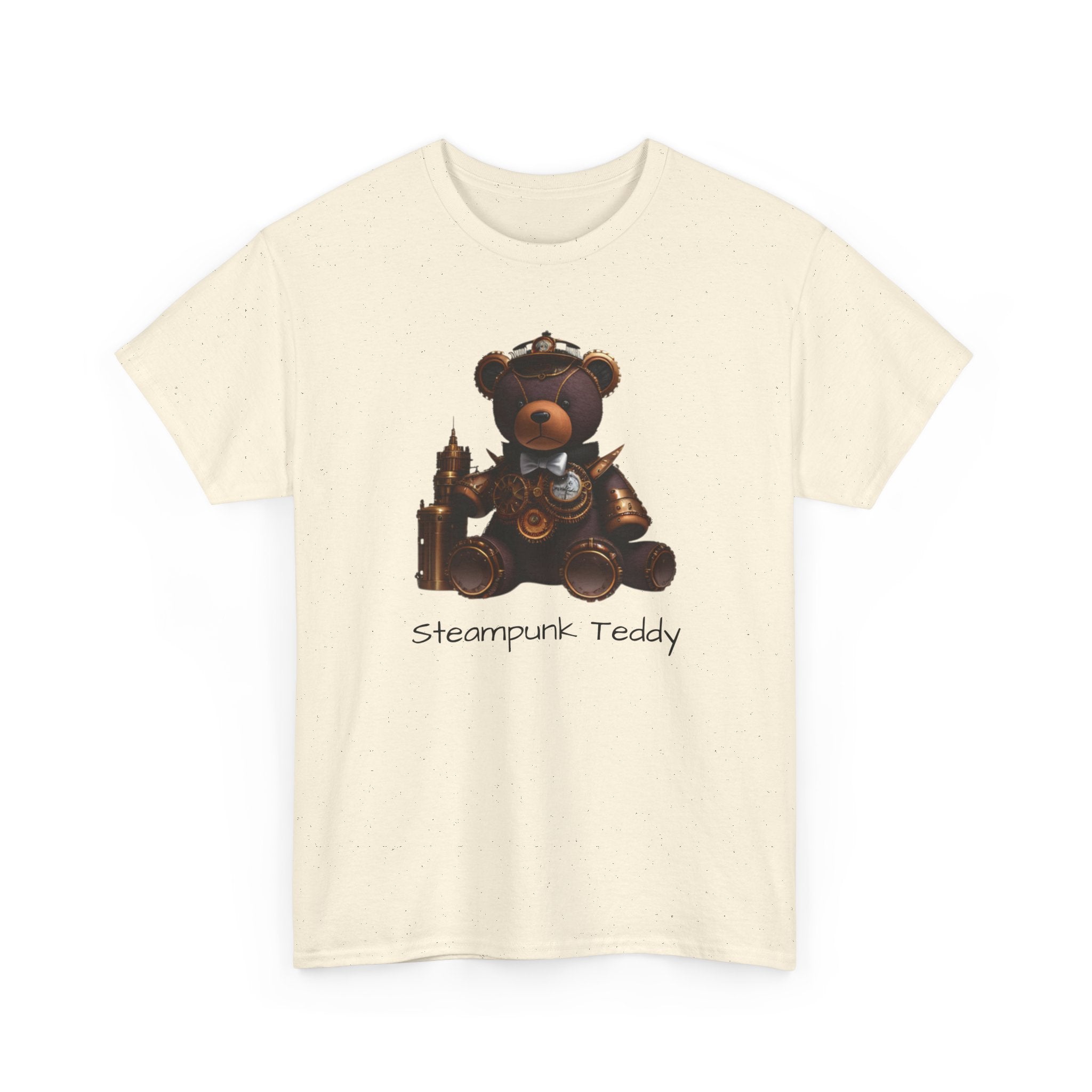 Steampunk Teddy T-Shirt — Vintage Mechanical Bear Tee