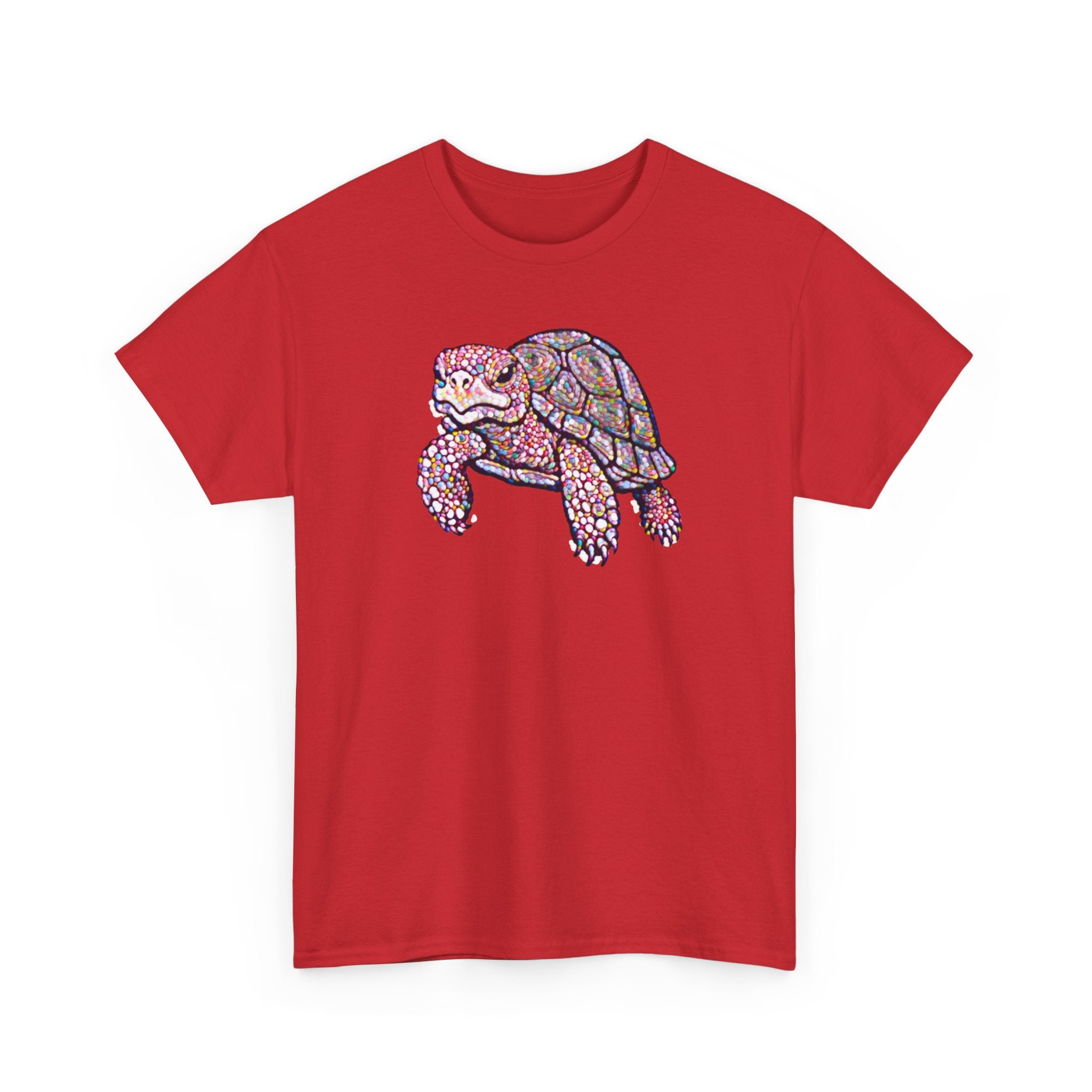 Turtle Graphic Tee — Colorful Mosaic Sea Turtle T‑Shirt