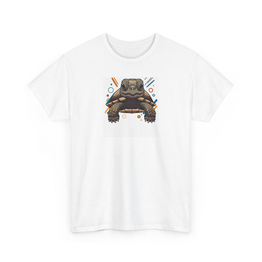 Turtle Graphic Tee — Retro Geometric Sea Turtle T‑Shirt