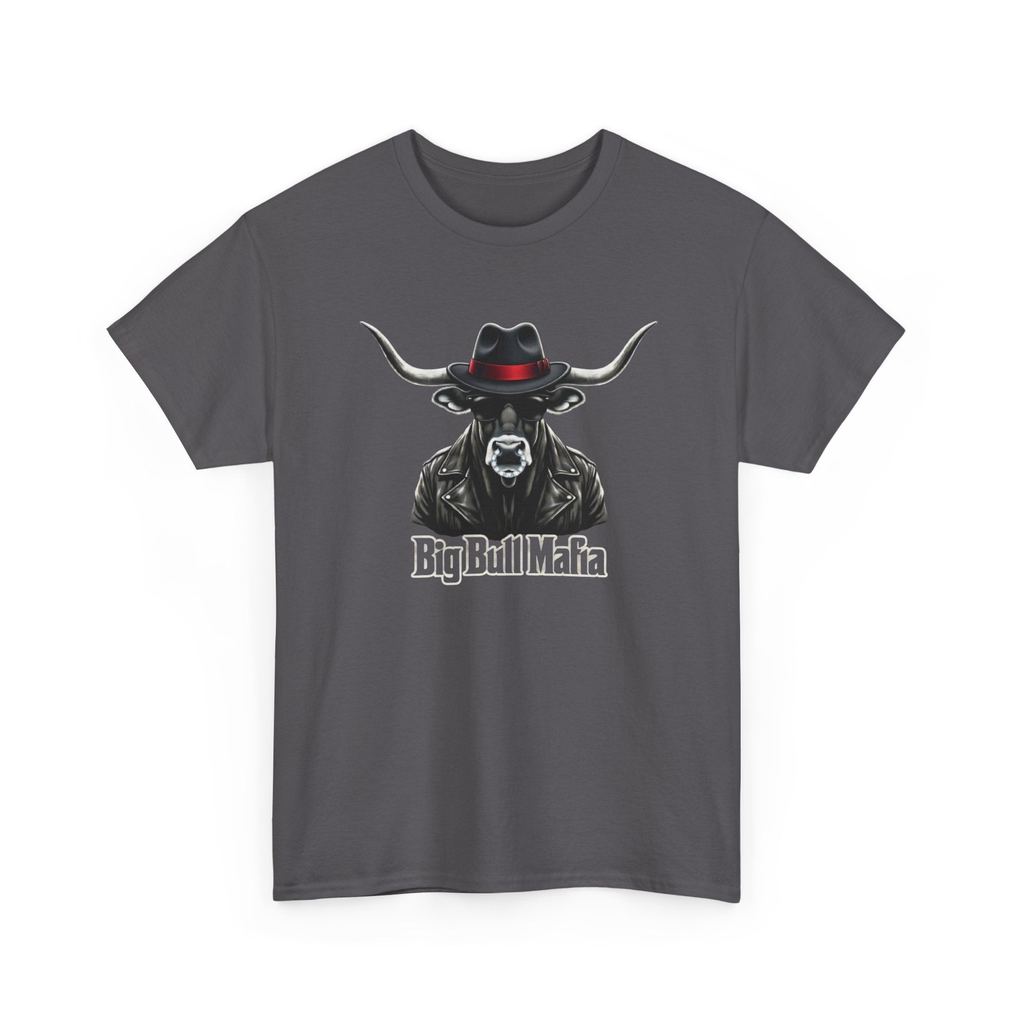 Big Bull Mafia Graphic Tee — Western Cowboy Bull T-Shirt