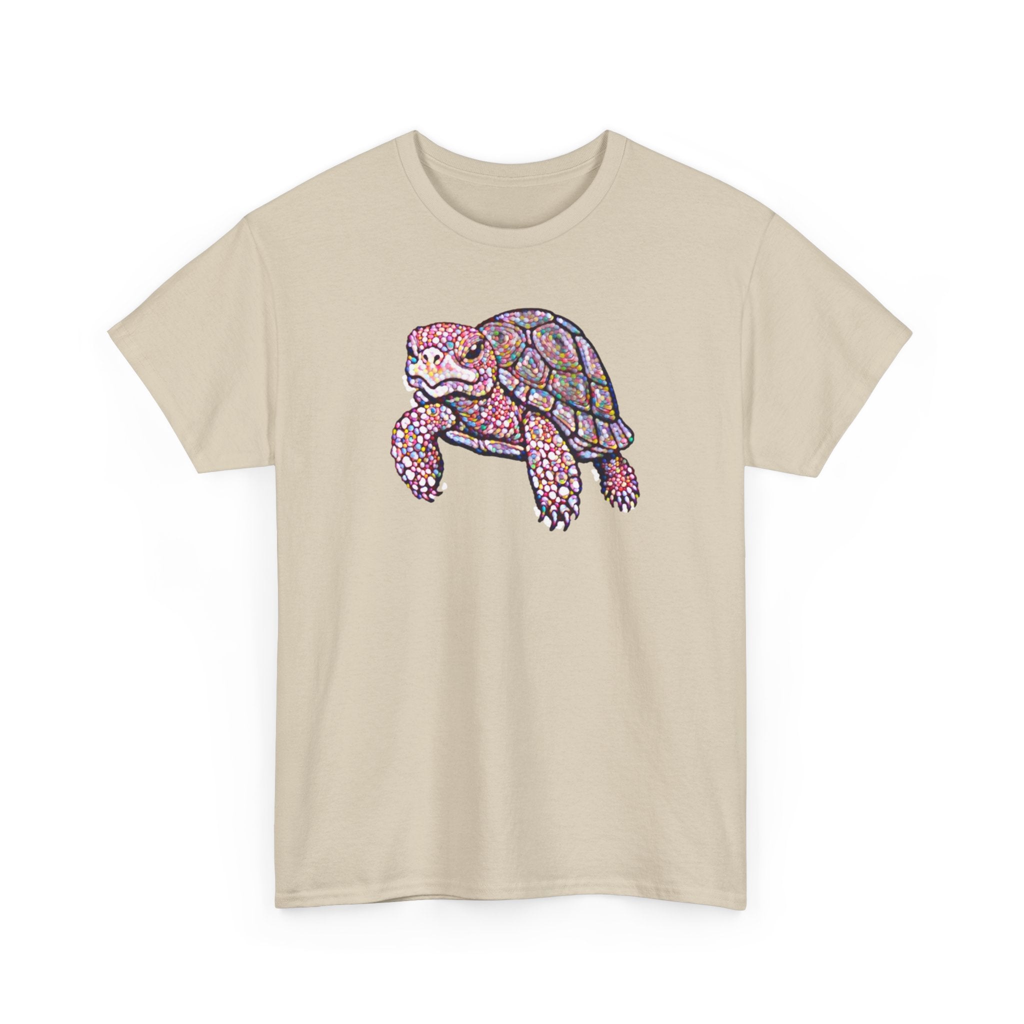 Turtle Graphic Tee — Colorful Mosaic Sea Turtle T‑Shirt