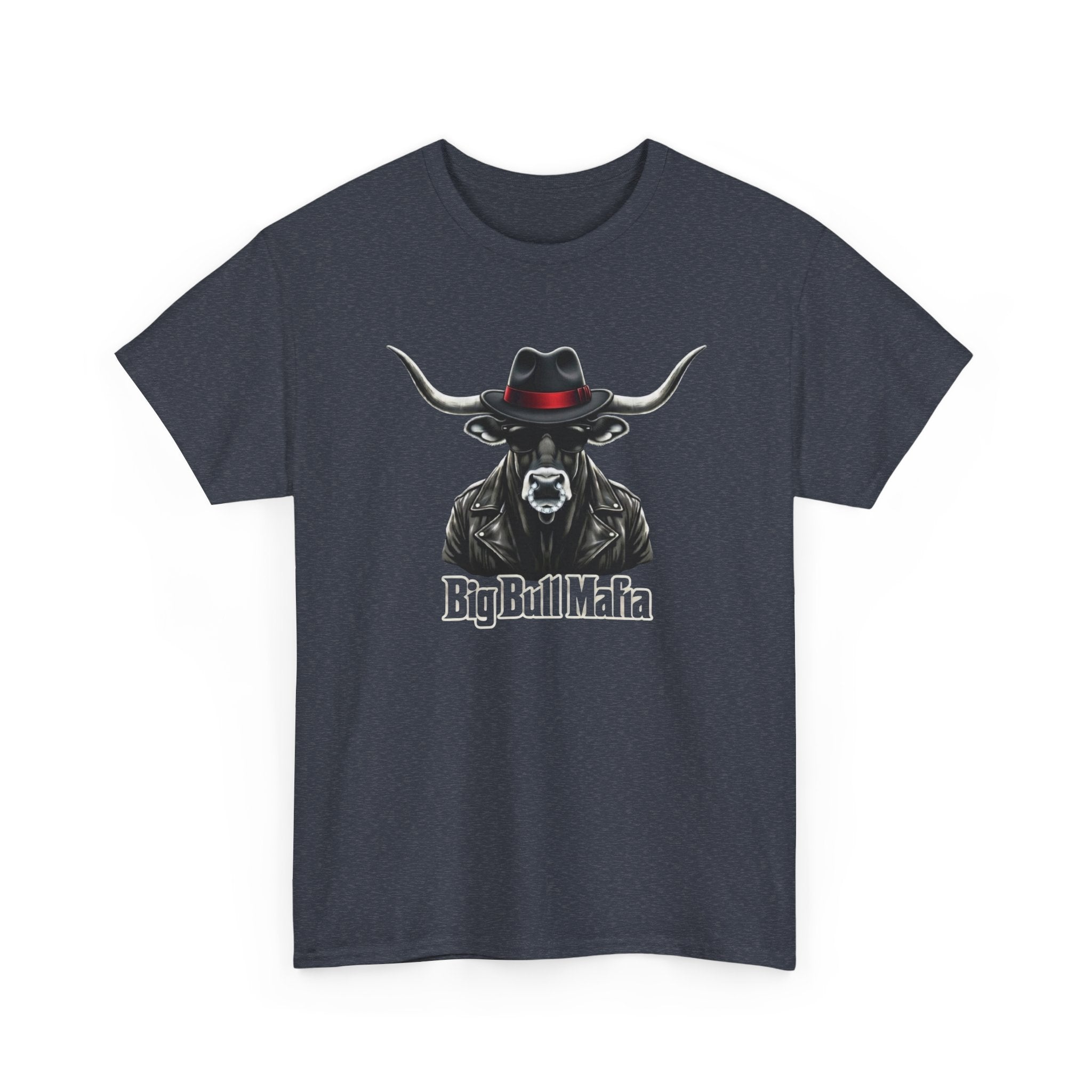 Big Bull Mafia Graphic Tee — Western Cowboy Bull T-Shirt