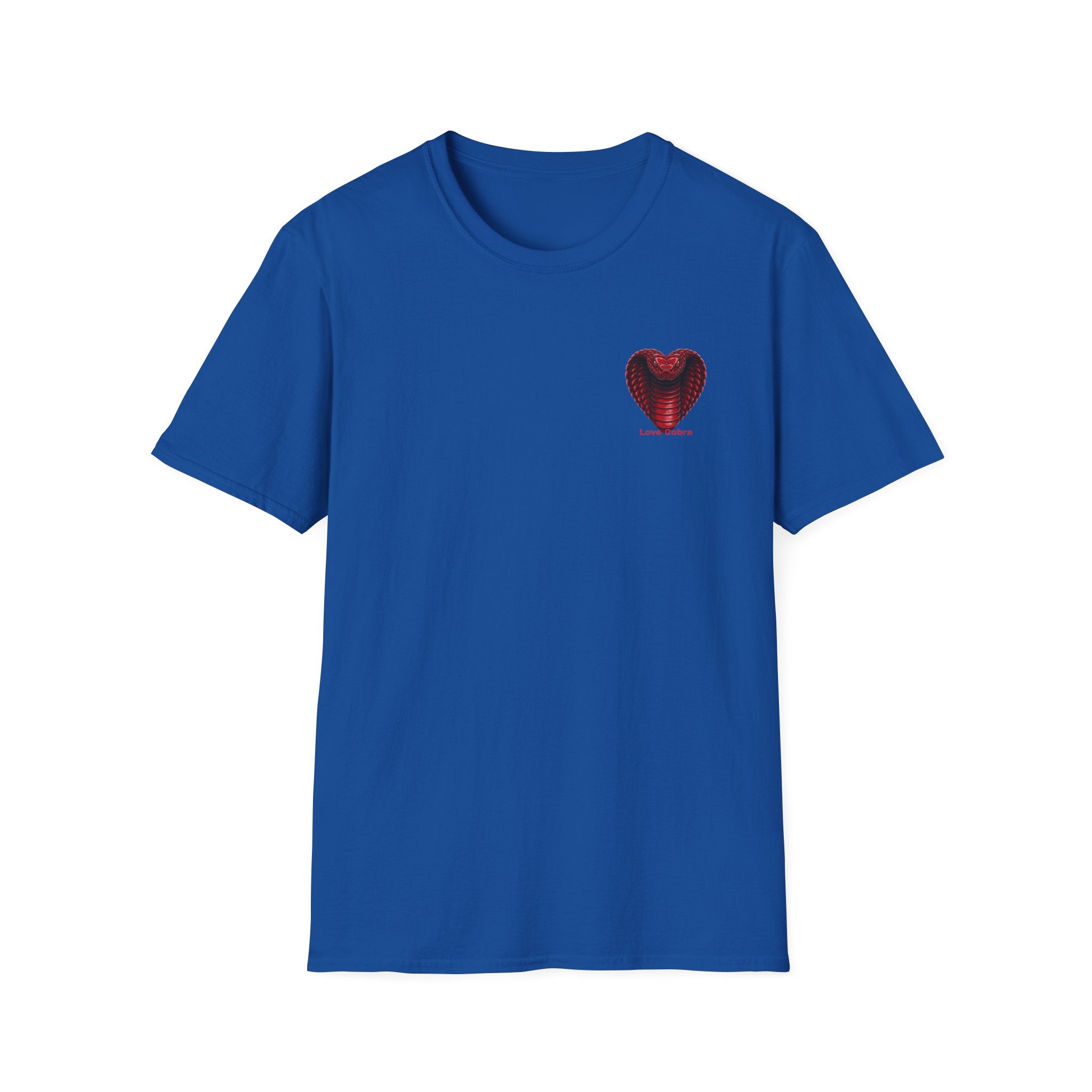 Heart Cobra T‑Shirt — 'Love Bites' Snake Heart Graphic Tee