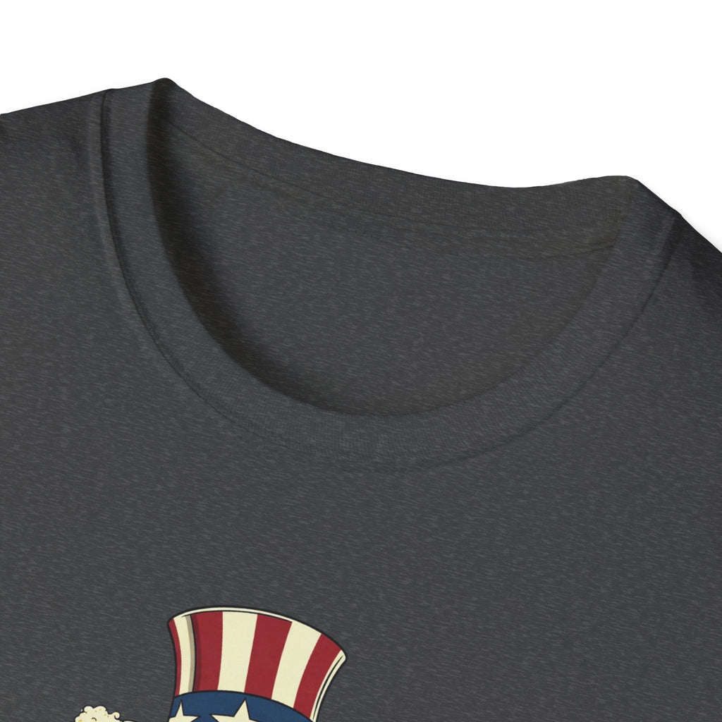 Uncle Sam Beer Graphic T-Shirt — Patriotic "America 250" Party Tee