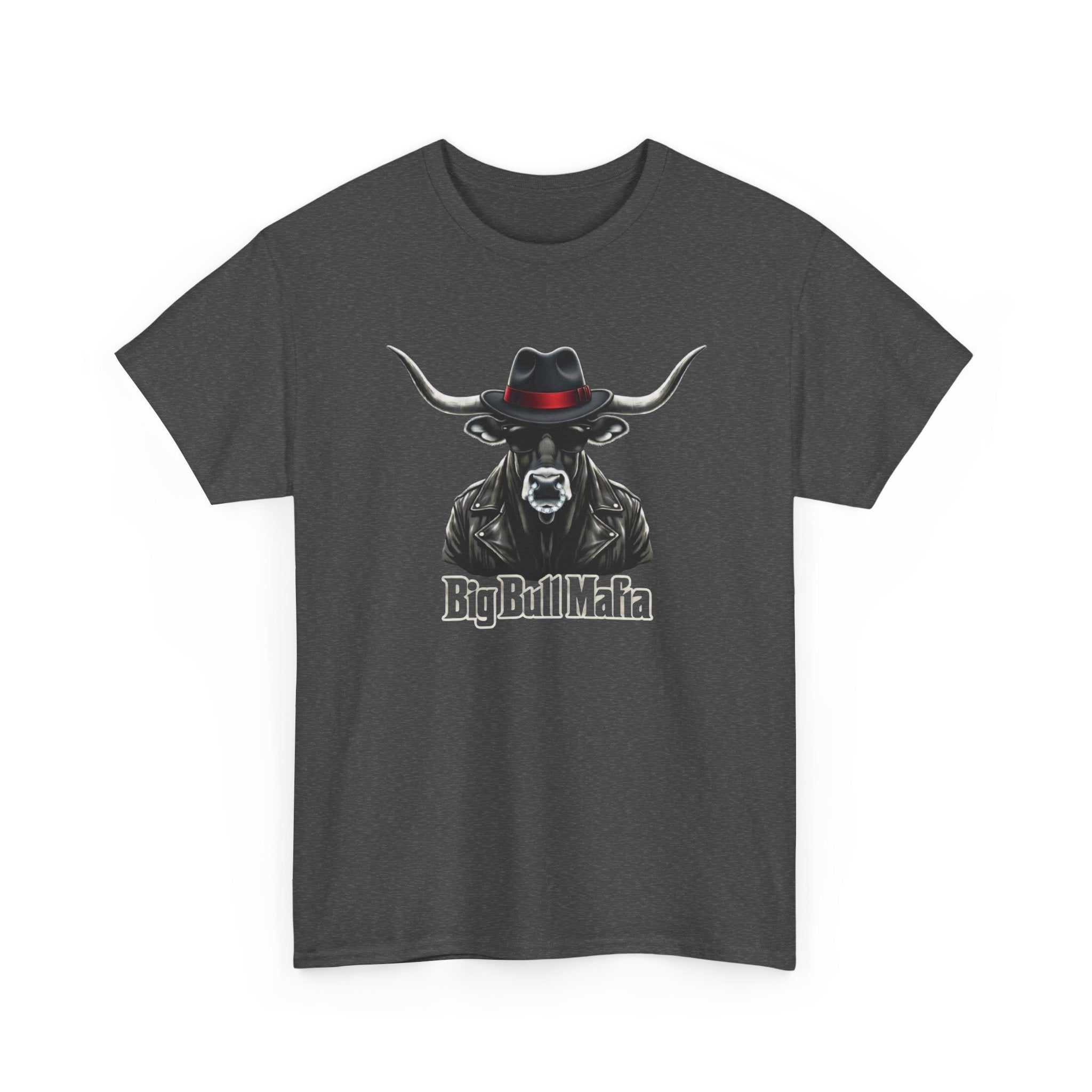 Big Bull Mafia Graphic Tee — Western Cowboy Bull T-Shirt
