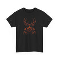 Deer Skull Orange Camo Graphic Tee