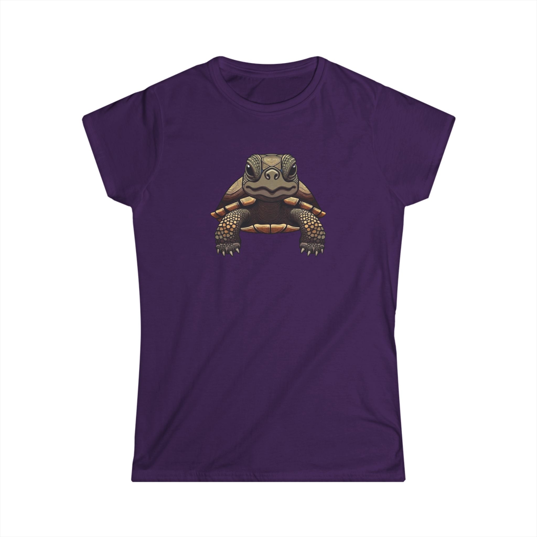 Turtle Graphic Tee — Cute Realistic Turtle Illustration Women's T‑Shirt