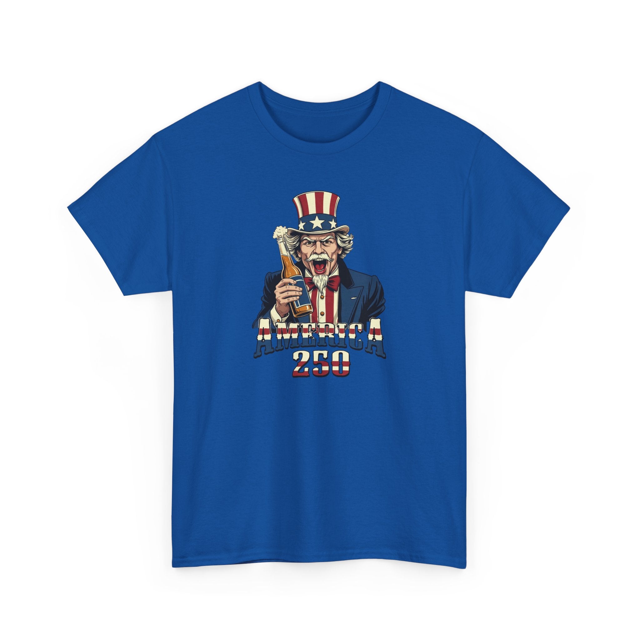 America 250 T-Shirt — Uncle Sam Patriotic July 4th Tee