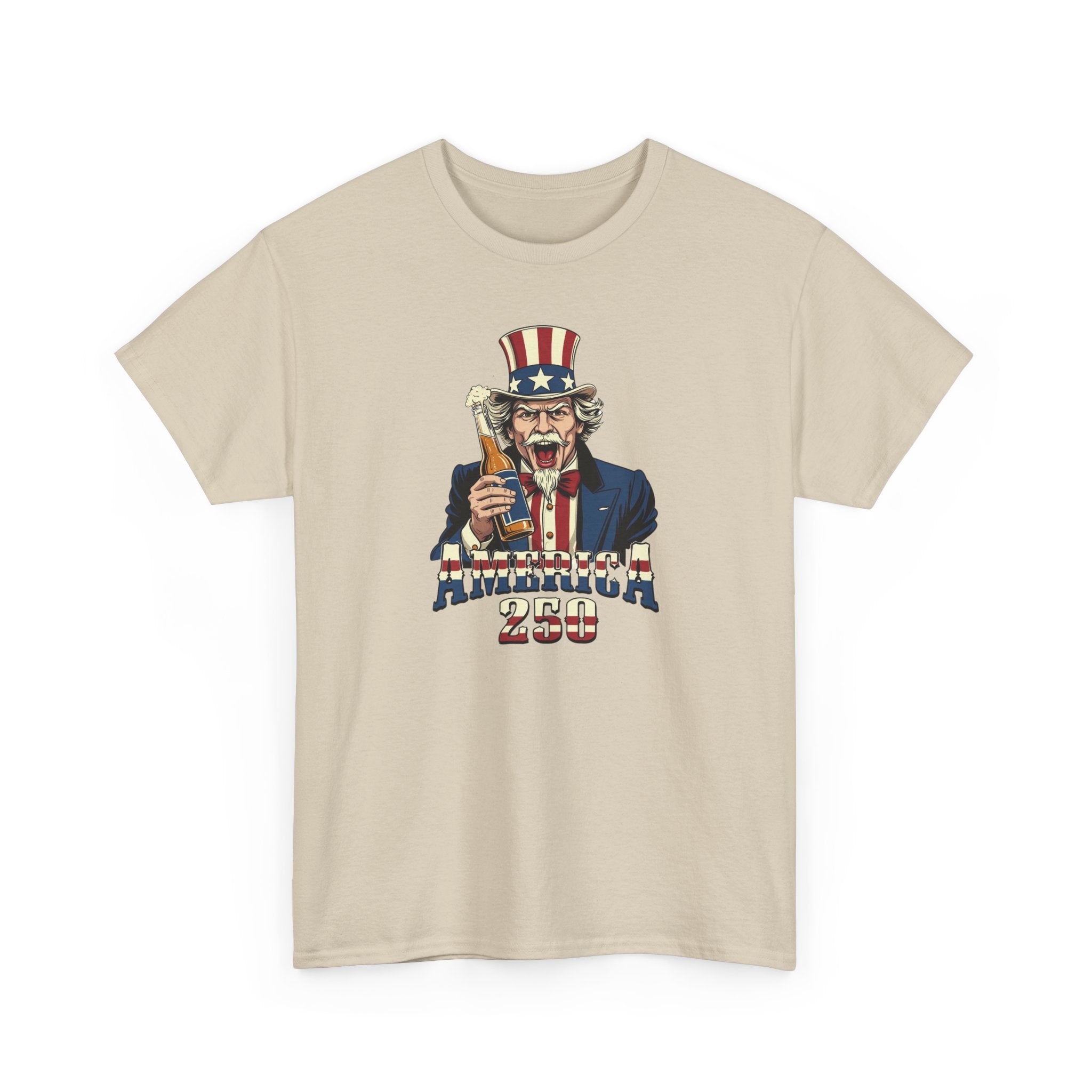 America 250 T-Shirt — Uncle Sam Patriotic July 4th Tee