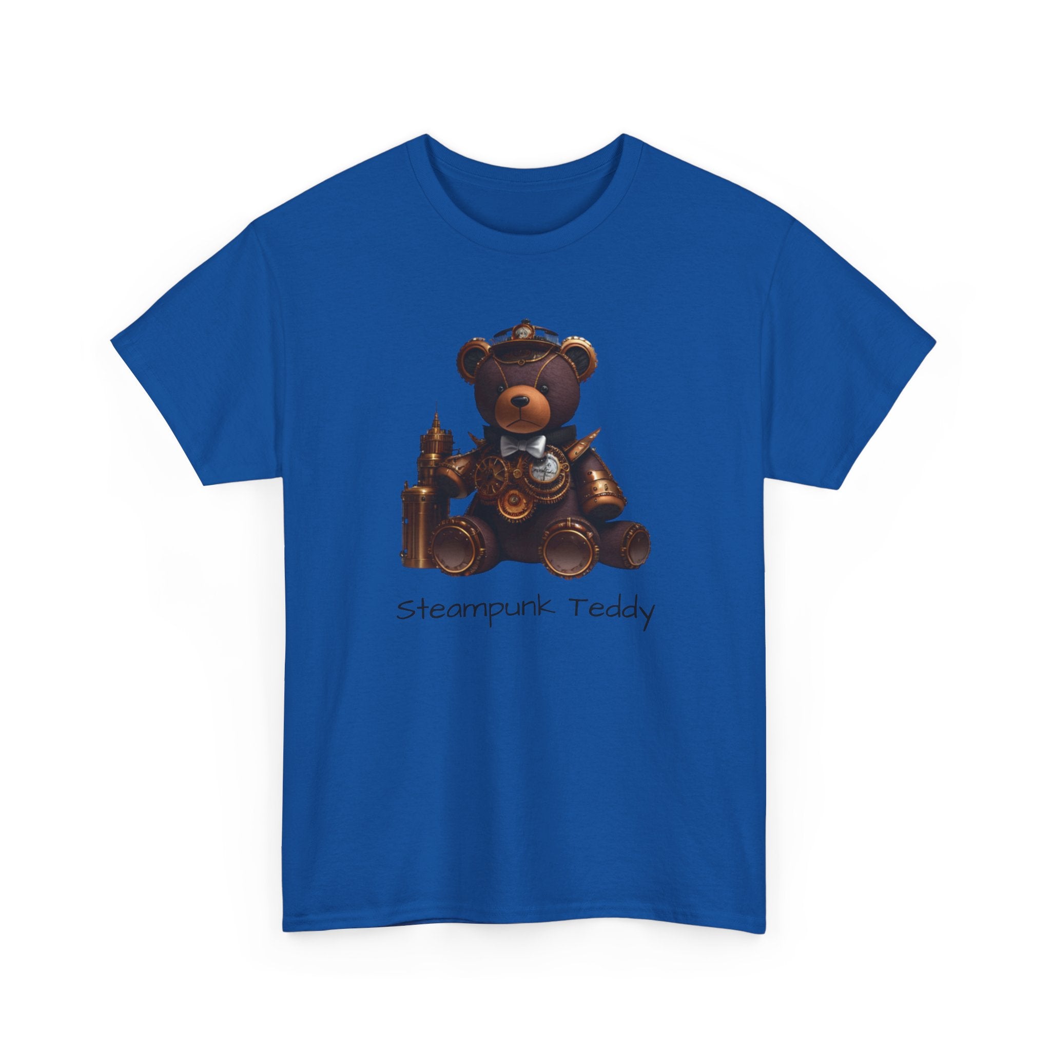 Steampunk Teddy T-Shirt — Vintage Mechanical Bear Tee