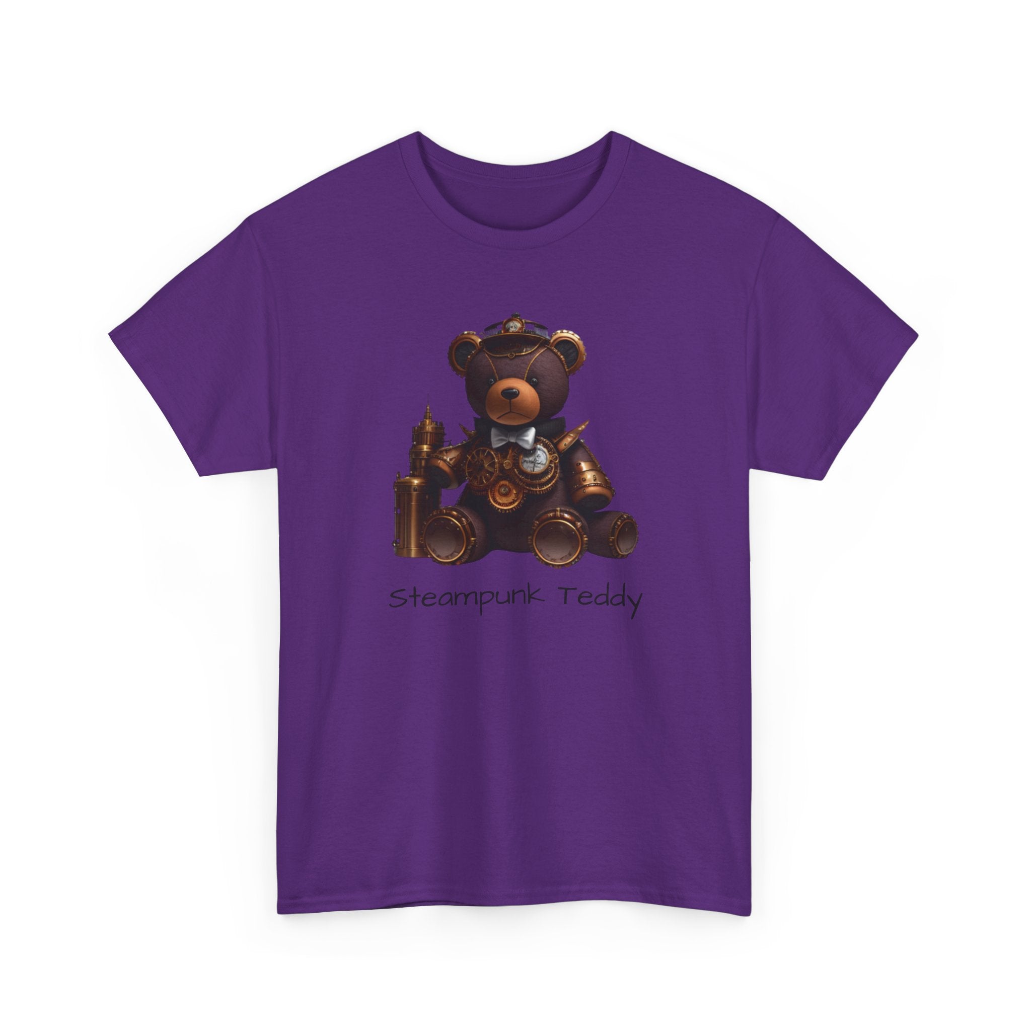 Steampunk Teddy T-Shirt — Vintage Mechanical Bear Tee