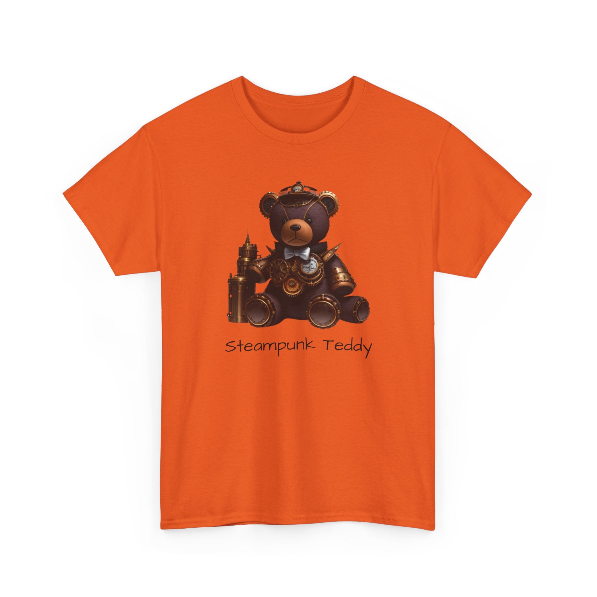 Steampunk Teddy T-Shirt — Vintage Mechanical Bear Tee