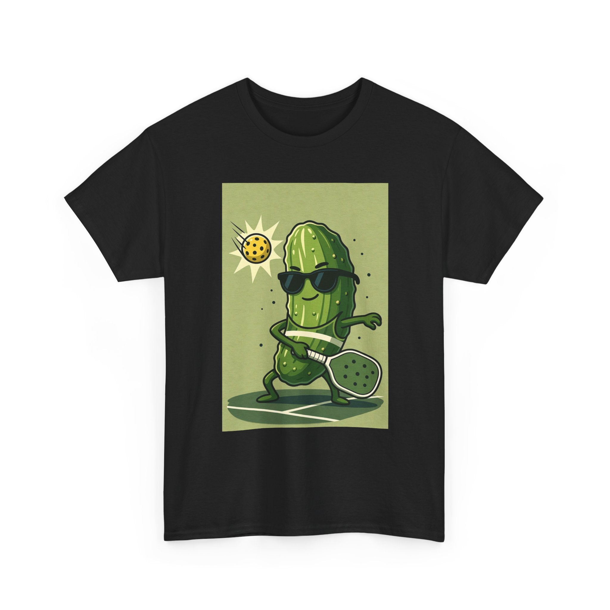 Pickle Paddle Tennis T‑Shirt — Cool Sunglasses Pickleball Graphic Tee