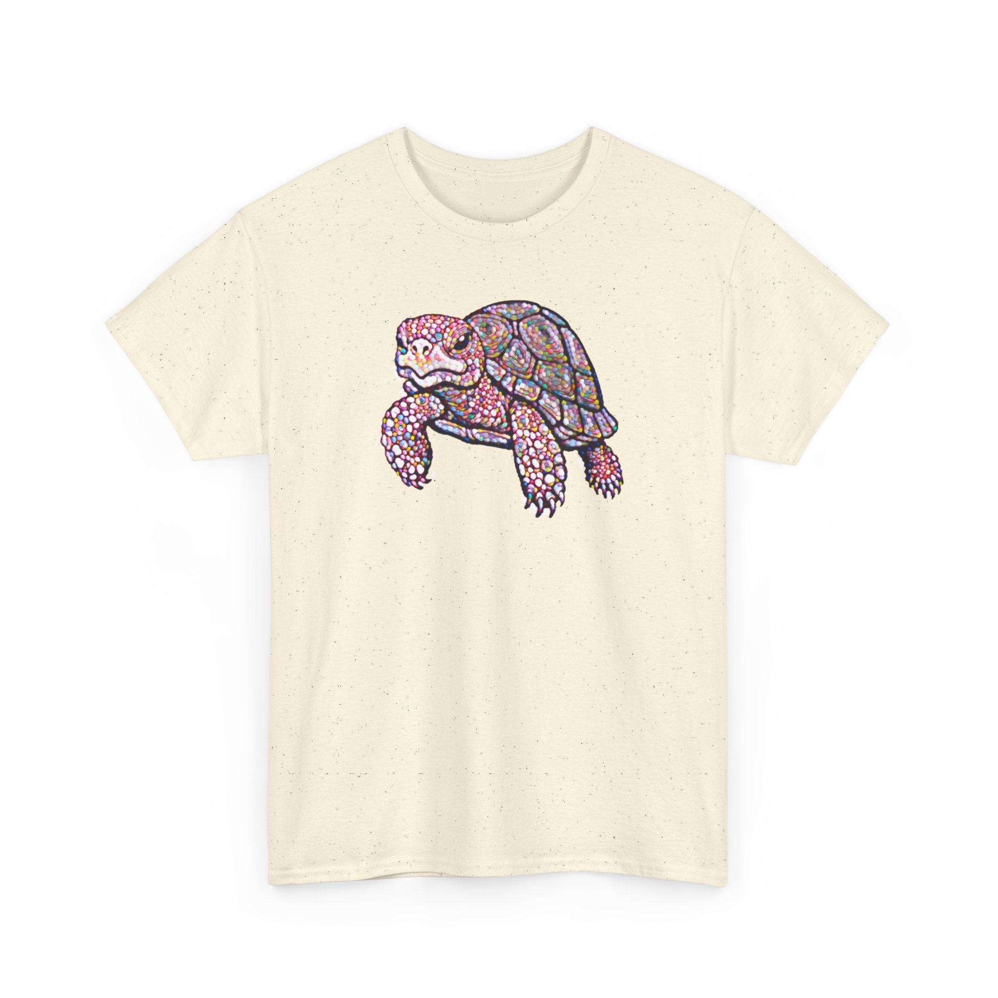 Turtle Graphic Tee — Colorful Mosaic Sea Turtle T‑Shirt