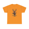 Deer Skull Flame Tee — "Big Buck Mafia" Hunting Graphic T-Shirt