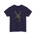 Deer Hunter Graphic Tee – Antlered Deer with Rifle T-Shirt