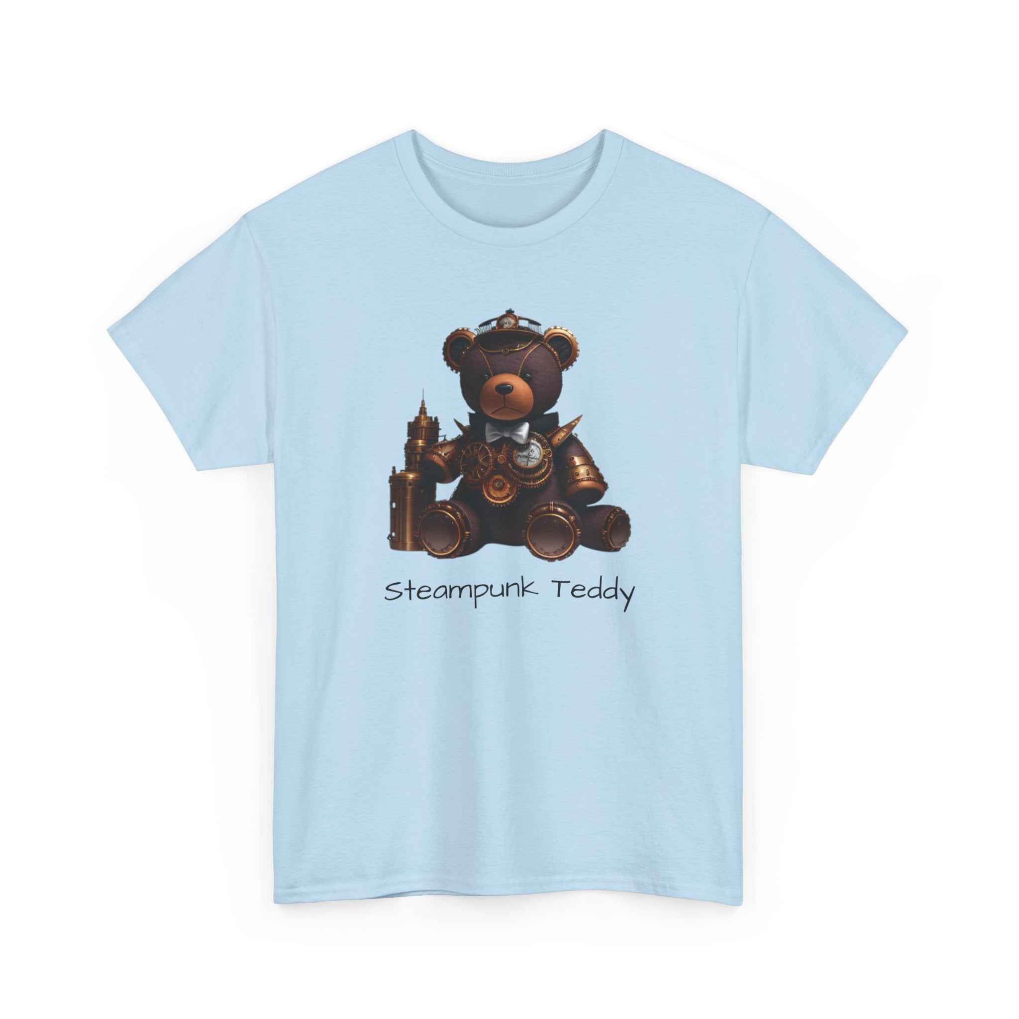 Steampunk Teddy T-Shirt — Vintage Mechanical Bear Tee