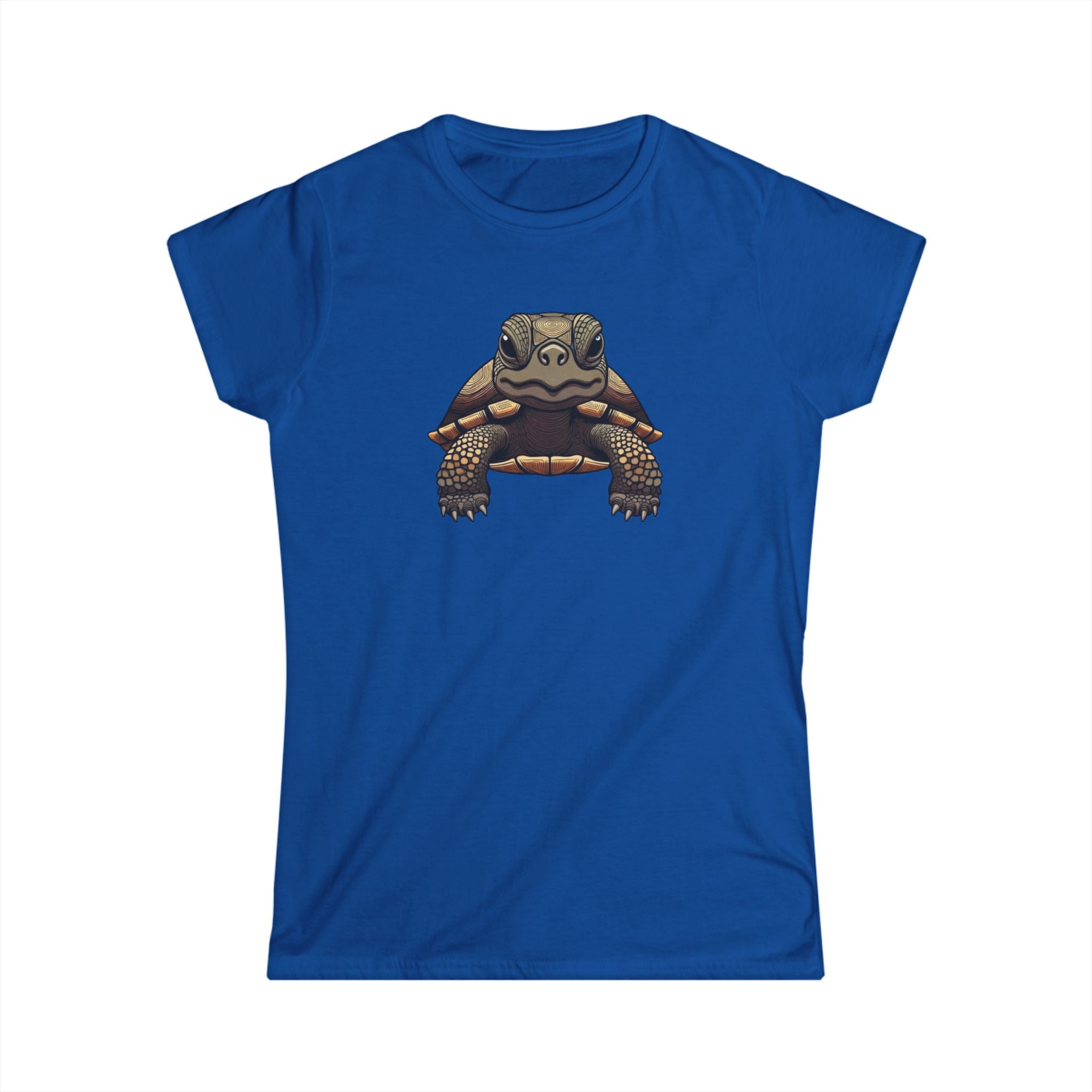 Turtle Graphic Tee — Cute Realistic Turtle Illustration Women's T‑Shirt