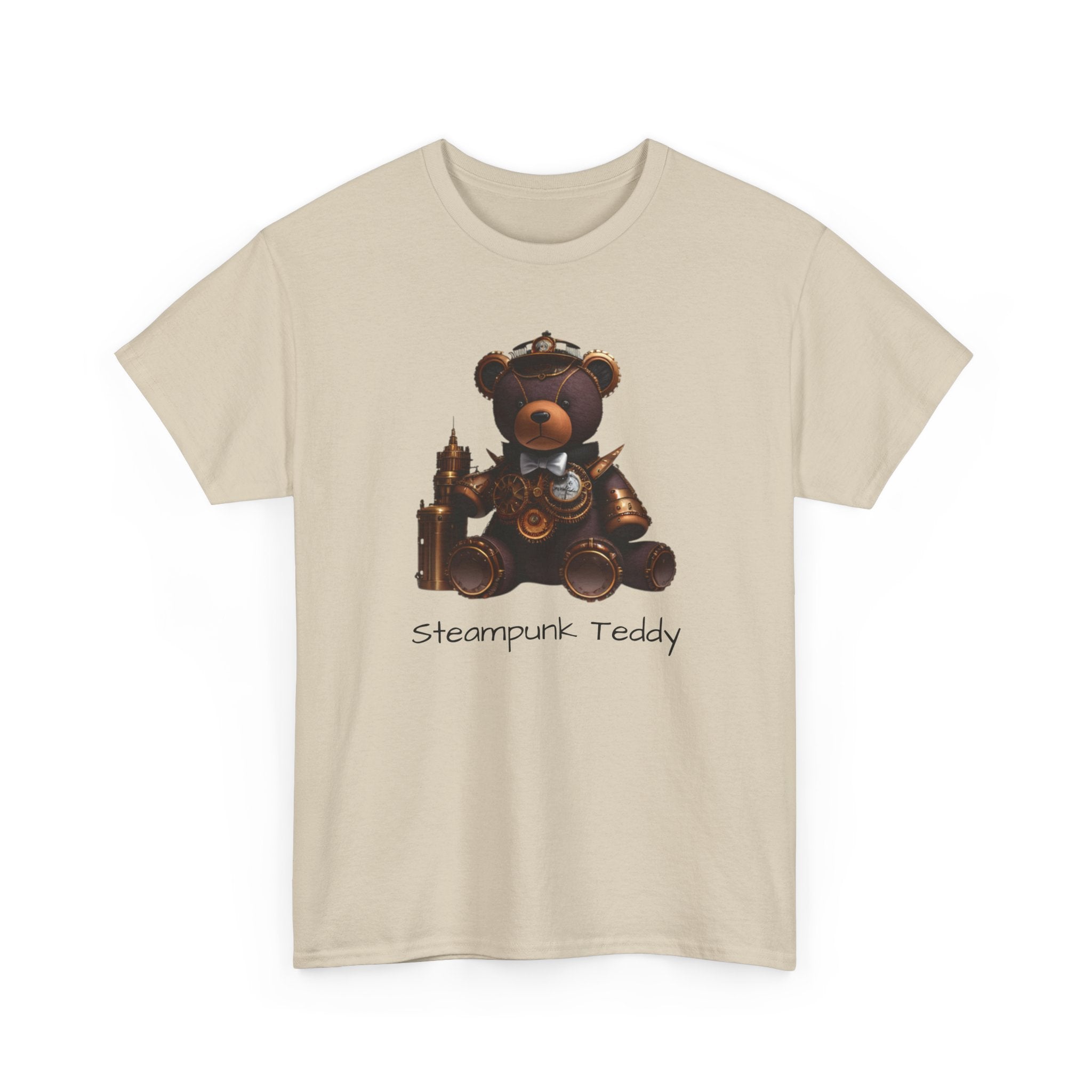Steampunk Teddy T-Shirt — Vintage Mechanical Bear Tee