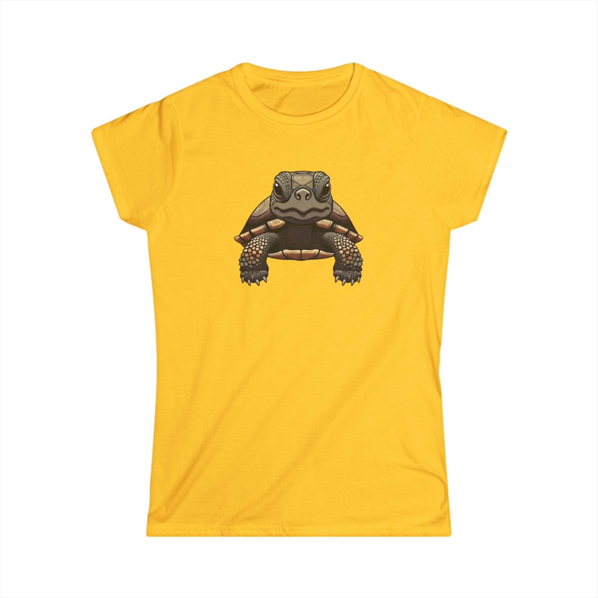 Turtle Graphic Tee — Cute Realistic Turtle Illustration Women's T‑Shirt