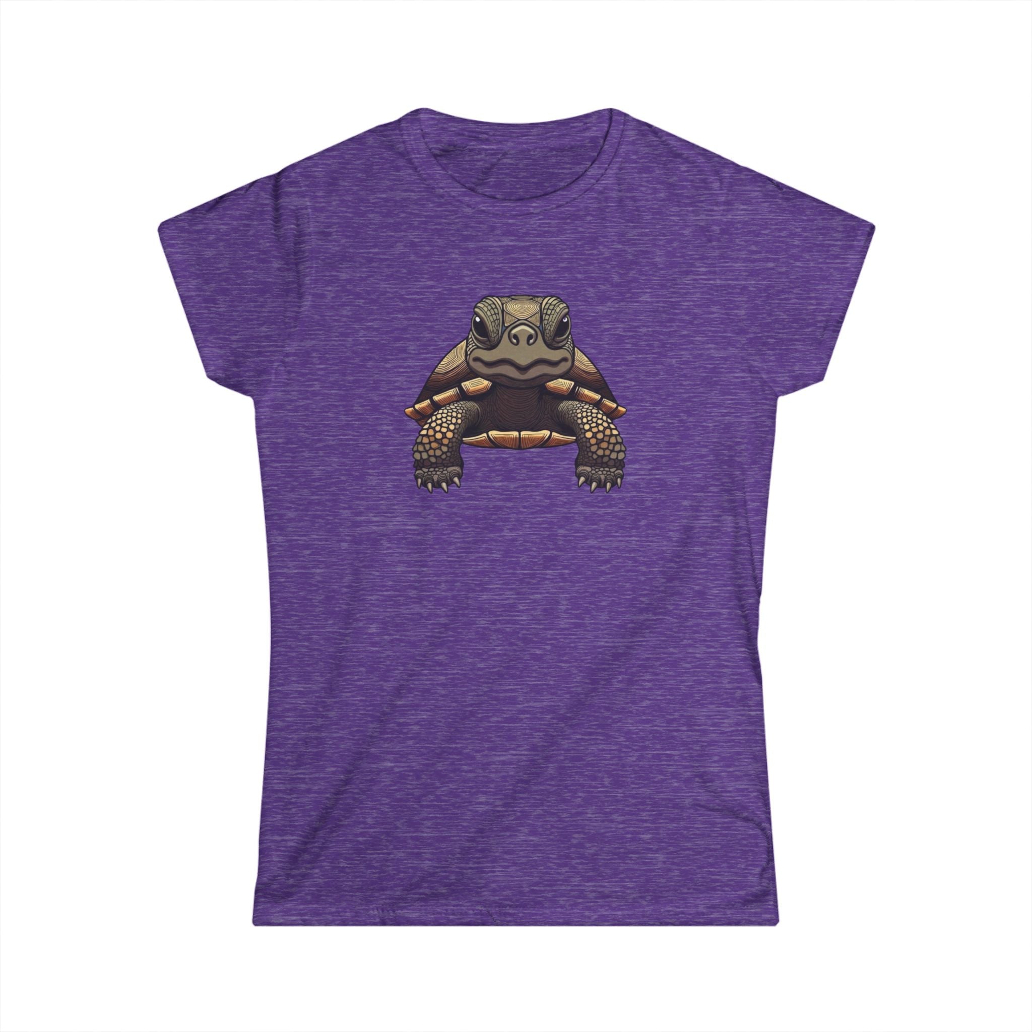 Turtle Graphic Tee — Cute Realistic Turtle Illustration Women's T‑Shirt