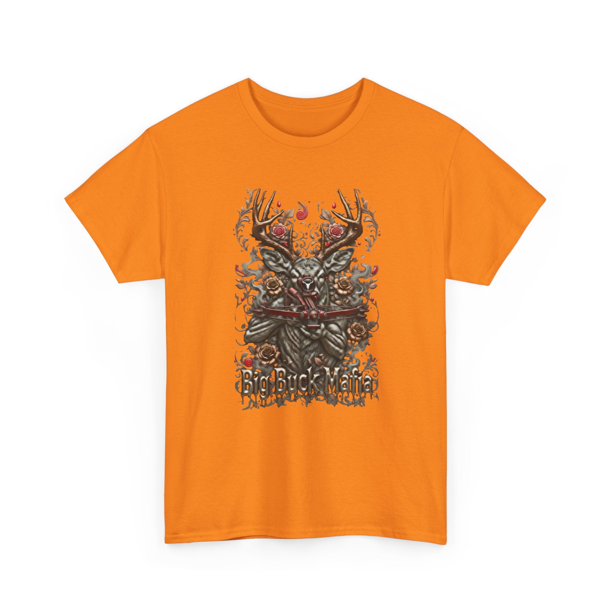 T-Shirt — Big Buck Mafia Skull & Antlers Hunting Tee