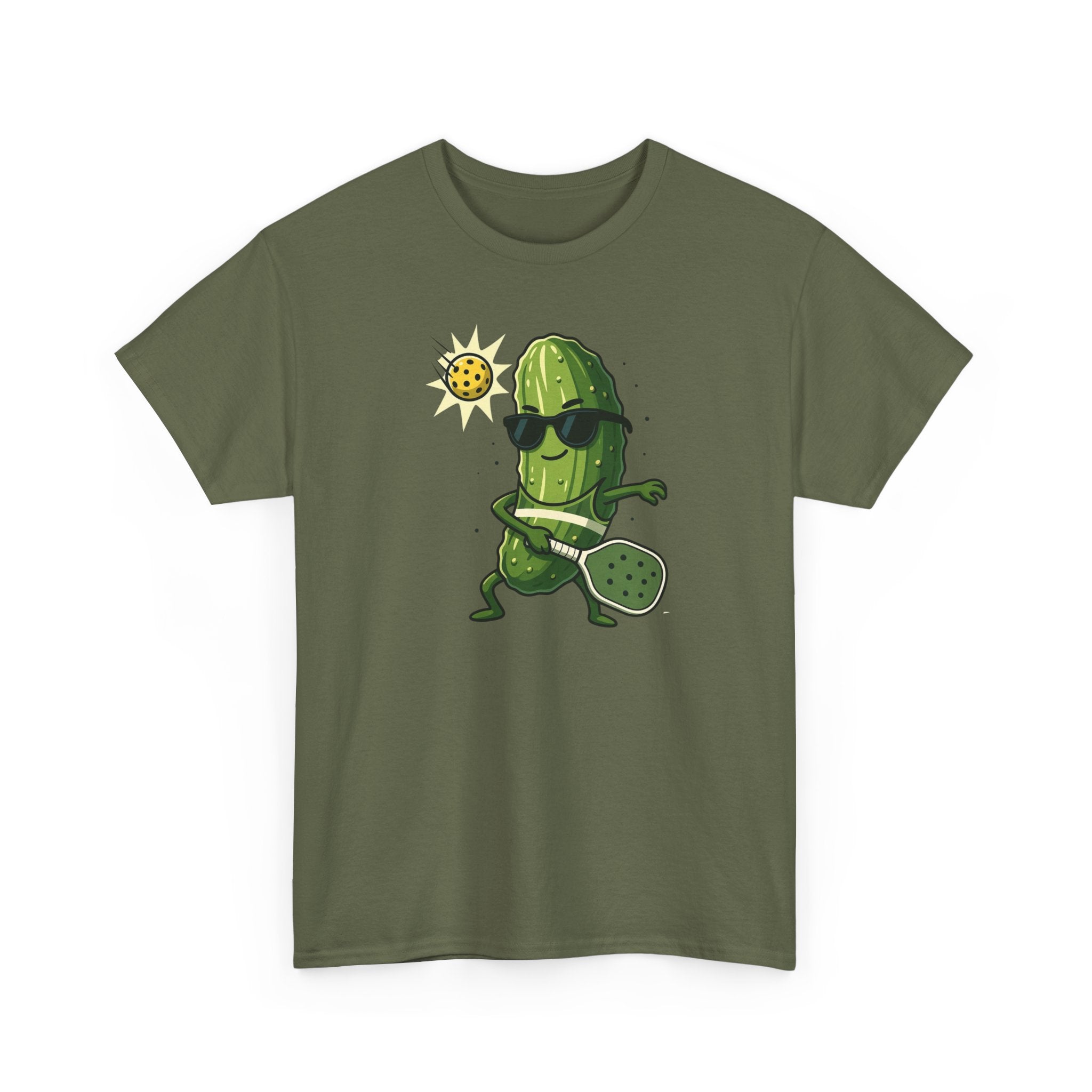 Pickle Playing Pickleball T‑Shirt — Funny Pickleball Player Tee