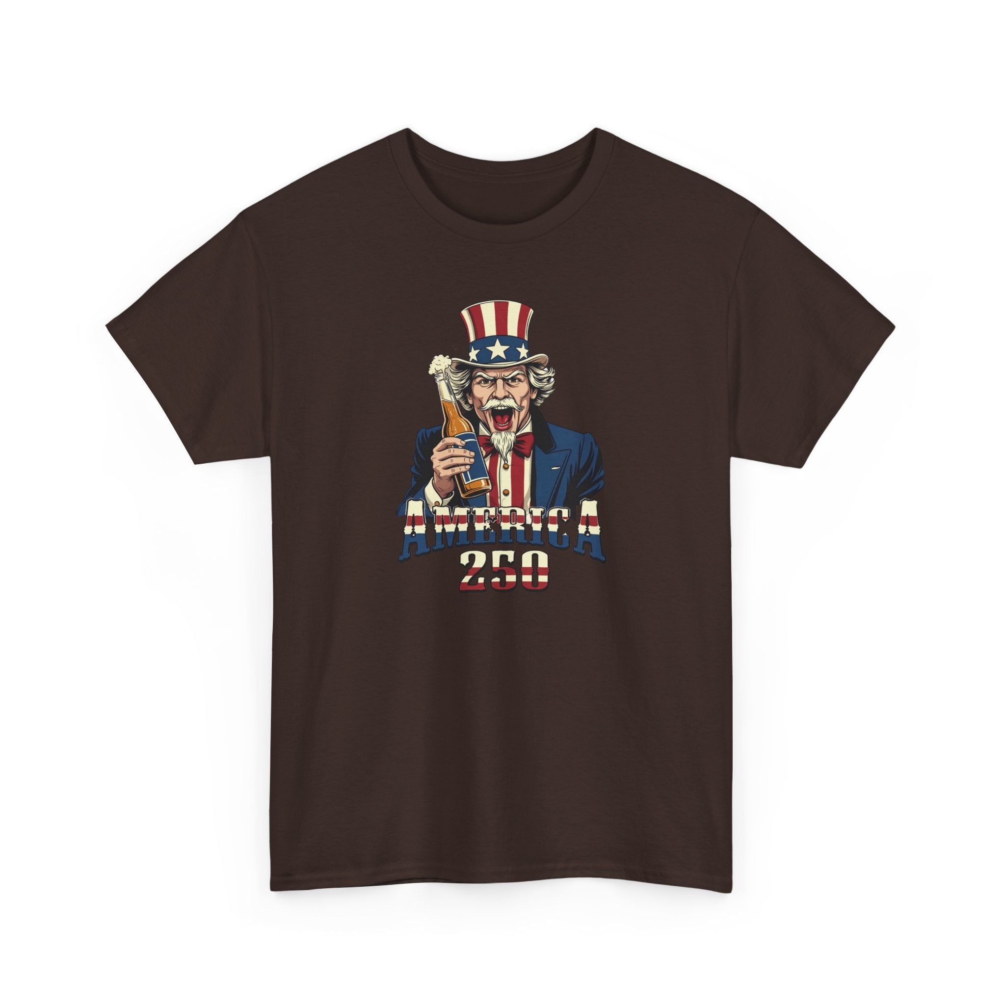 America 250 T-Shirt — Uncle Sam Patriotic July 4th Tee