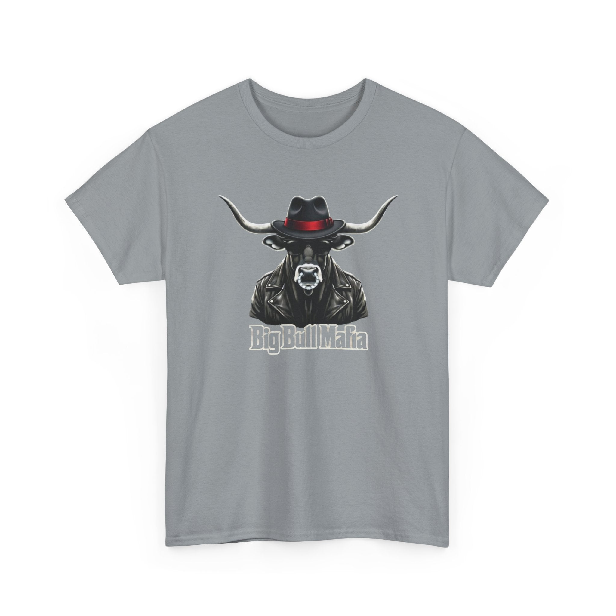 Big Bull Mafia Graphic Tee — Western Cowboy Bull T-Shirt