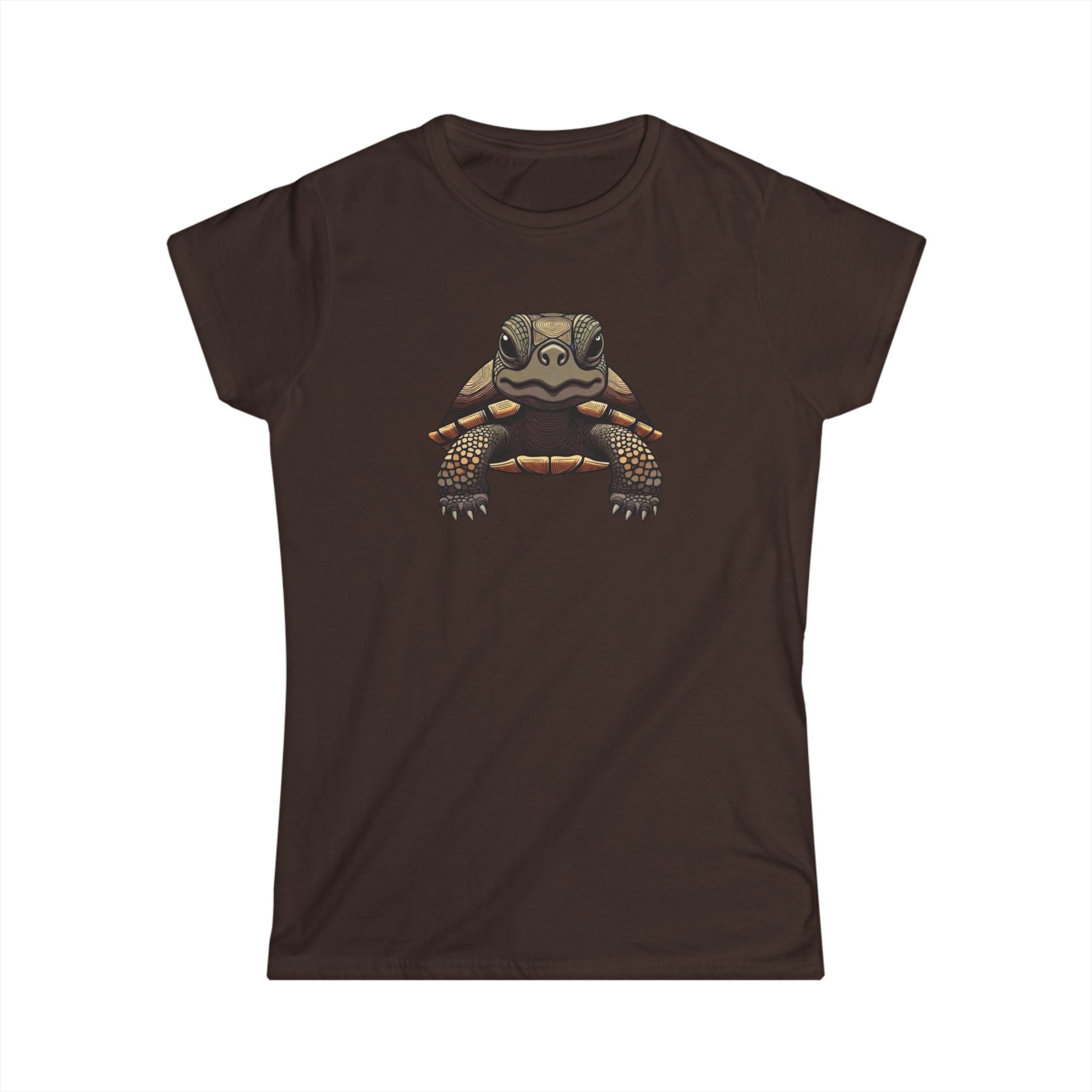 Turtle Graphic Tee — Cute Realistic Turtle Illustration Women's T‑Shirt