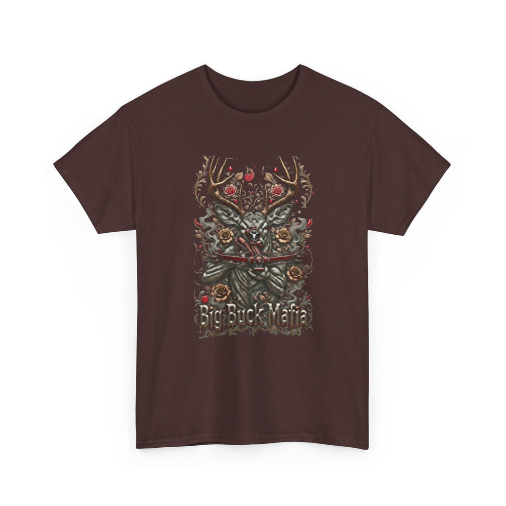 T-Shirt — Big Buck Mafia Skull & Antlers Hunting Tee