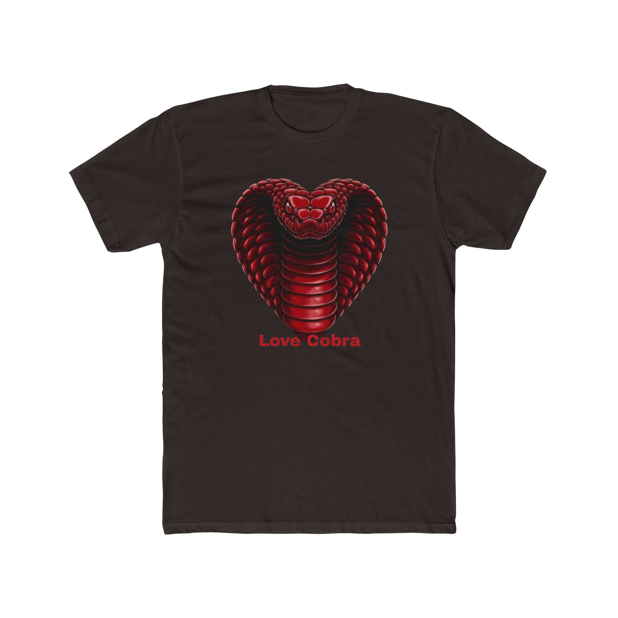 Cobra Heart Tee — 'Love Cobra' Red Snake Graphic T-Shirt