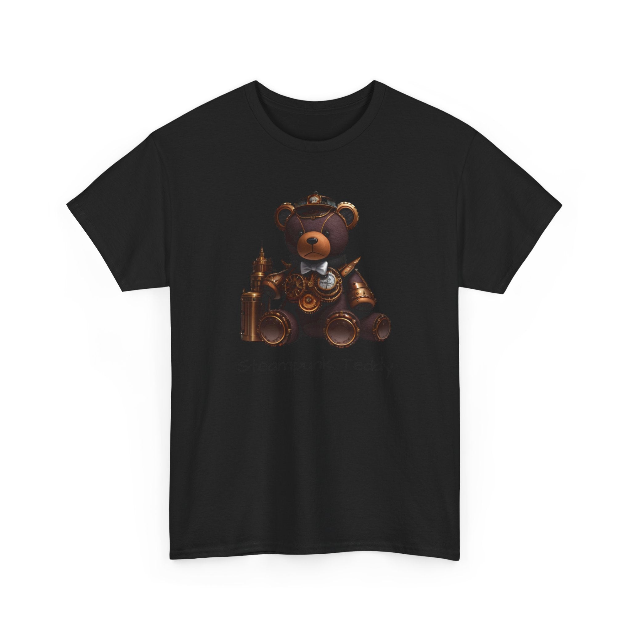 Steampunk Teddy T-Shirt — Vintage Mechanical Bear Tee