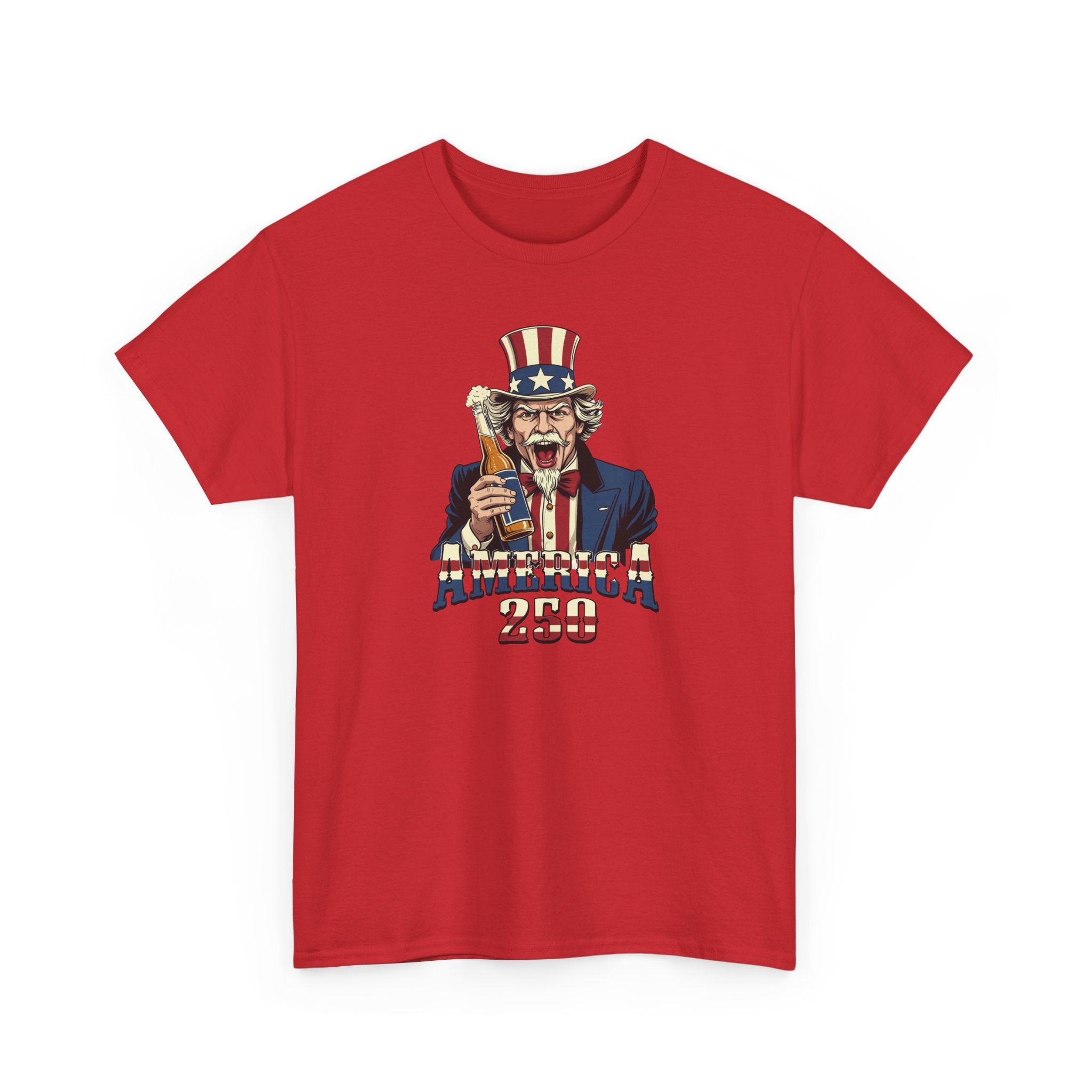America 250 T-Shirt — Uncle Sam Patriotic July 4th Tee