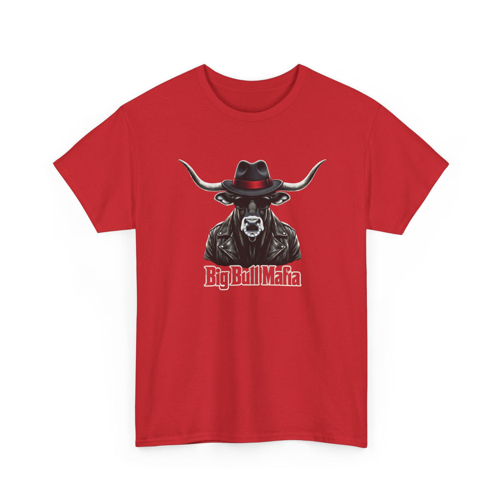 Big Bull Mafia Graphic Tee — Western Cowboy Bull T-Shirt