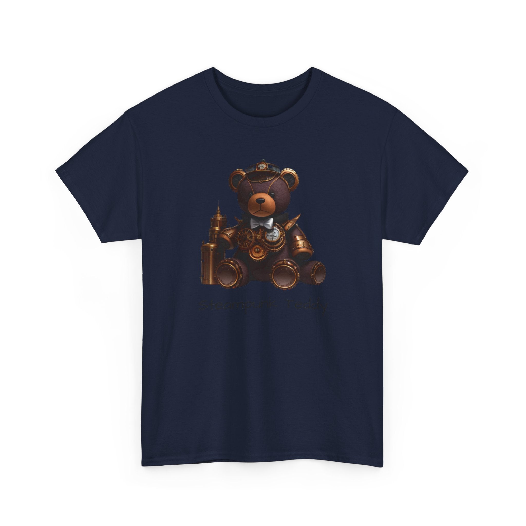 Steampunk Teddy T-Shirt — Vintage Mechanical Bear Tee