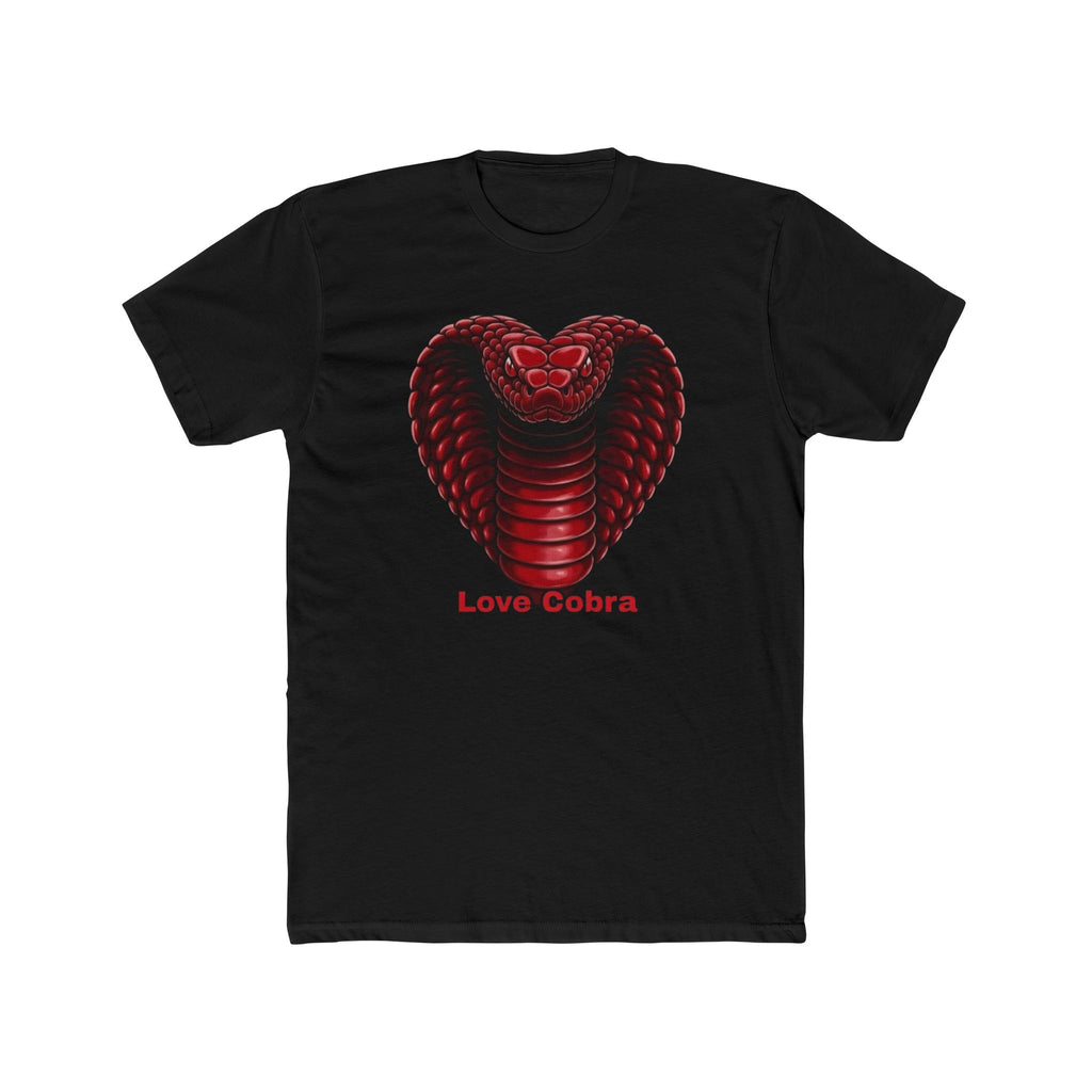 Cobra Heart Tee — 'Love Cobra' Red Snake Graphic T-Shirt