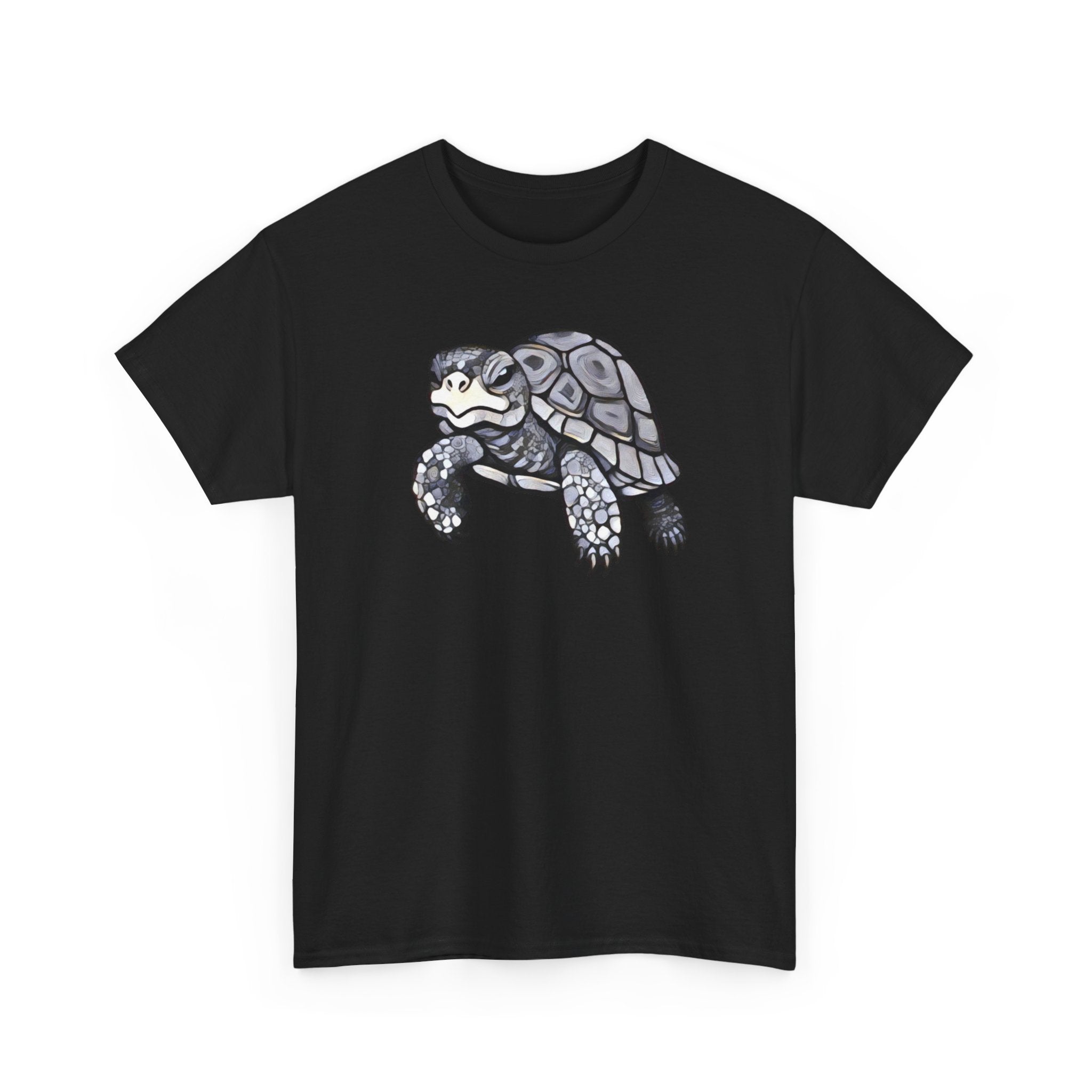 Turtle Graphic Tee — Cute Hand-Drawn Tortoise Shirt