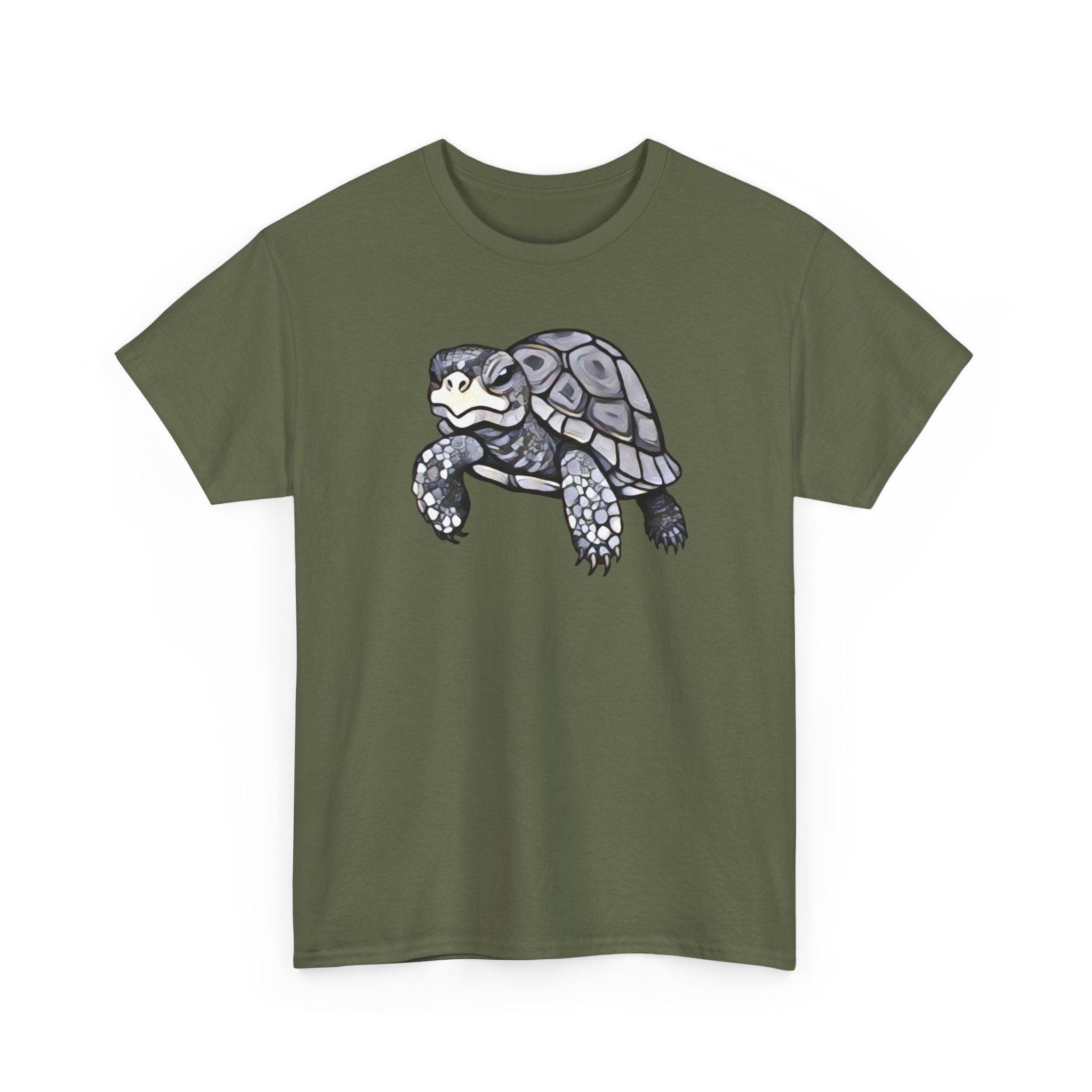 Turtle Graphic Tee — Cute Hand-Drawn Tortoise Shirt