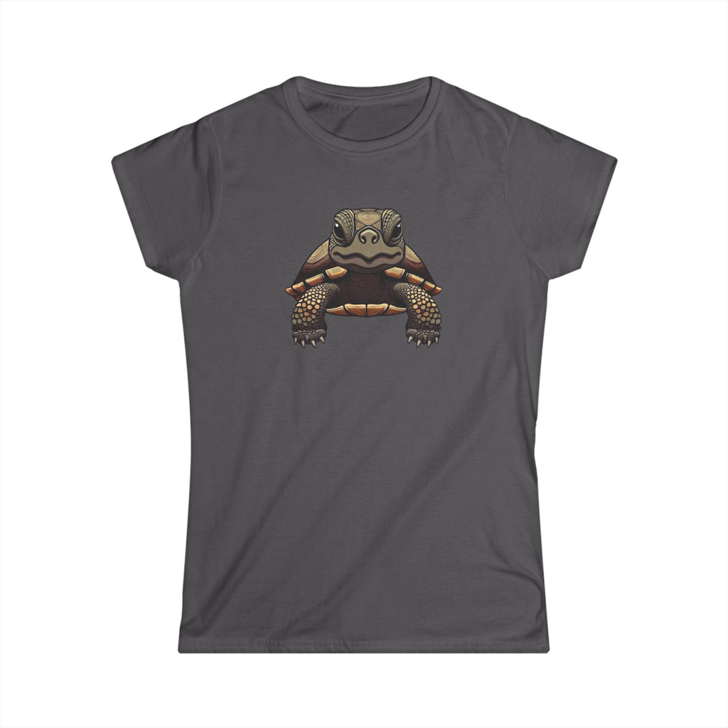 Turtle Graphic Tee — Cute Realistic Turtle Illustration Women's T‑Shirt